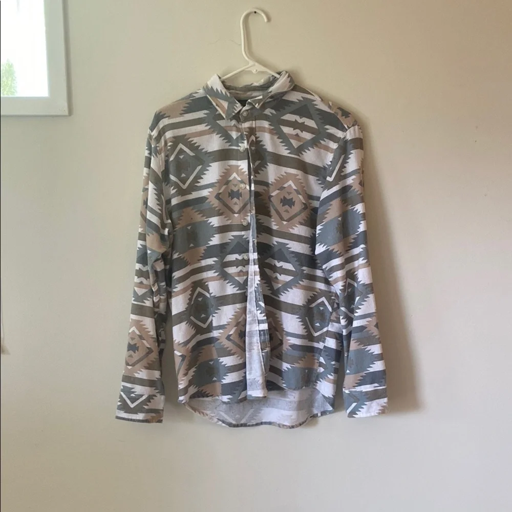 Stylish Geometric Patterned Jacket - Picture 1 of 1